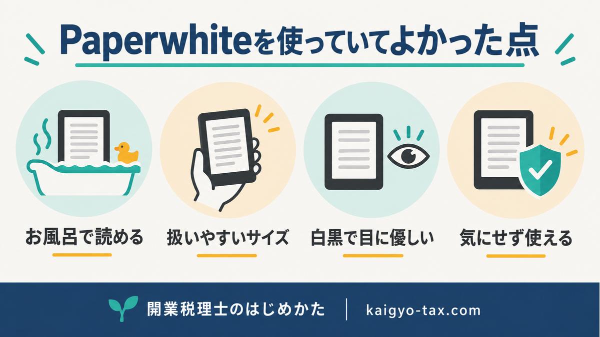 Paperwhiteを使っていてよかった4つの点